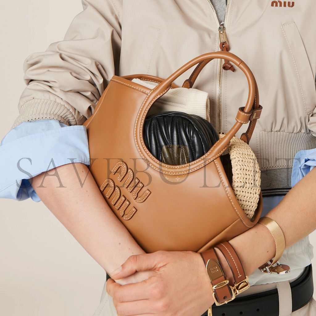 M1v M1v ivy leather bag 5ba284 (23.5*22*12cm)